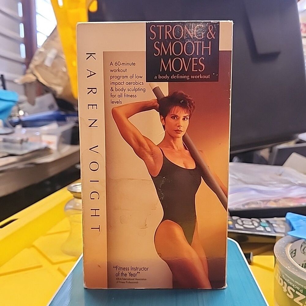 KAREN VOIGHT - STRONG & SMOOTH MOVES - VHS WORKOUT